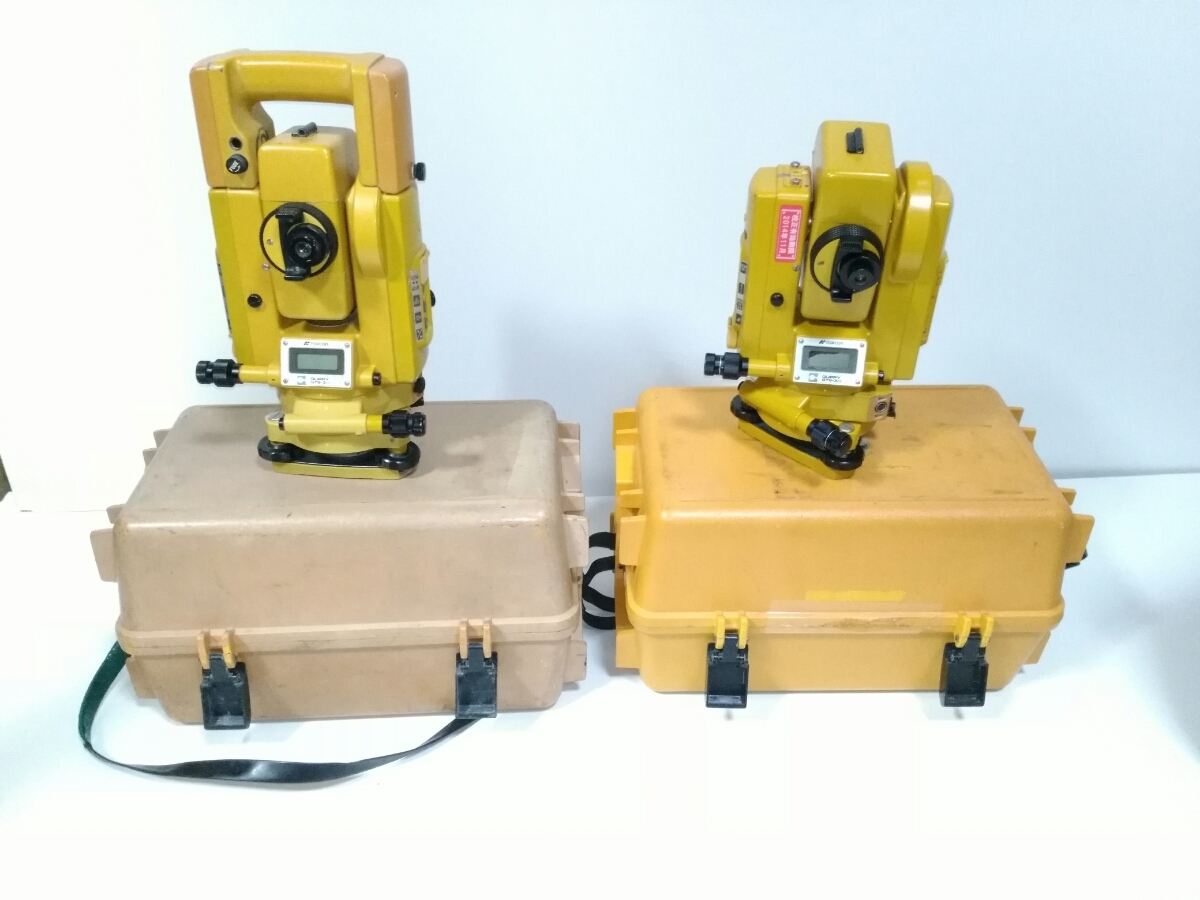 トプコン TOPCON トータルステーション guppy　GTS-320F 2個セット　測量機　ジャンク