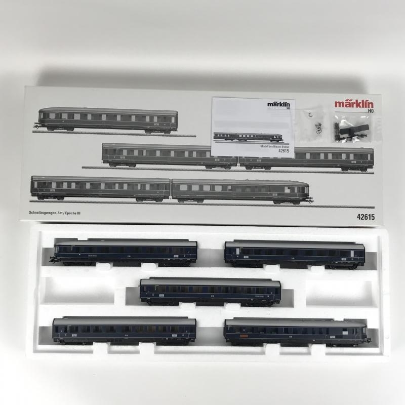 2-88□HOゲージ・メルクリン 42615 客車5両セット DB ドイツ連邦鉄道
