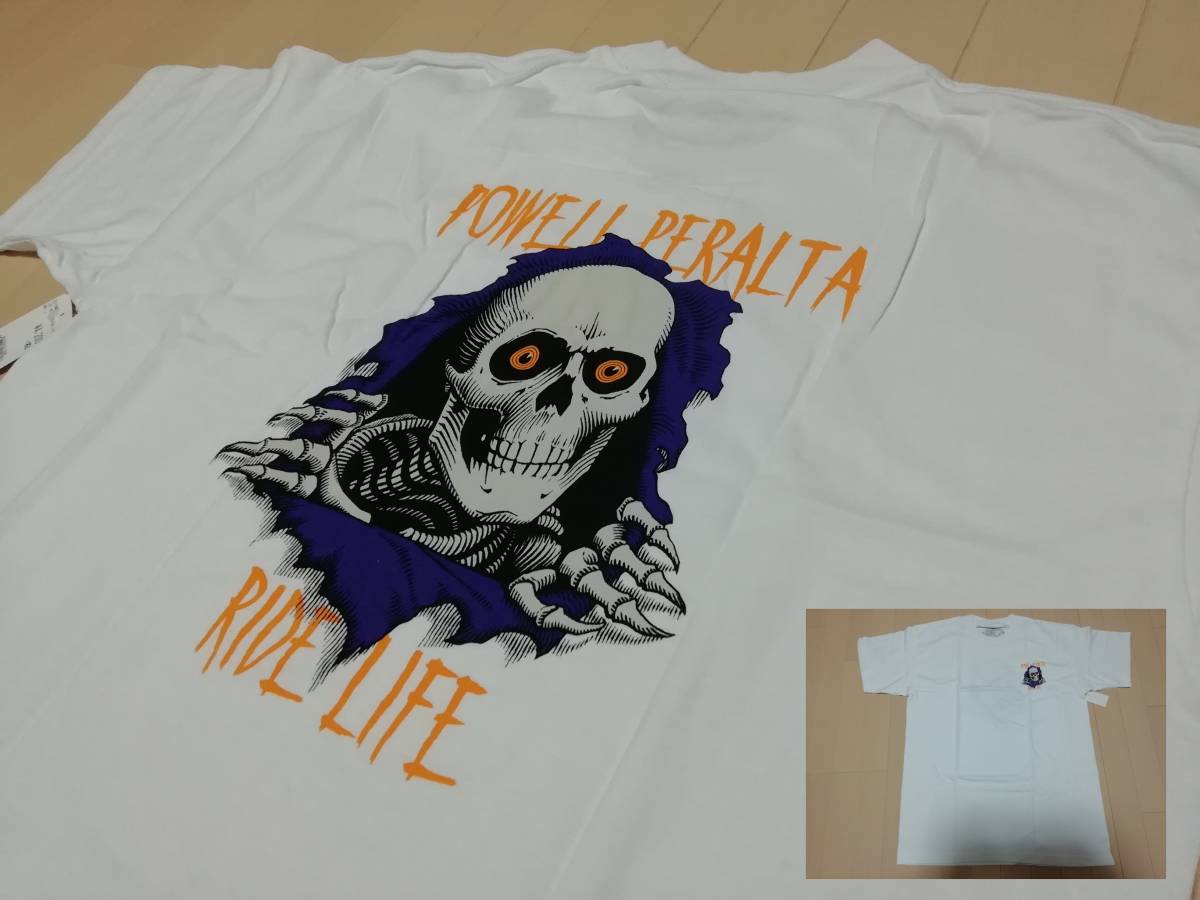 Powell Peralta RIDE LIFE Tシャツ　Lサイズ 即決 新品 L POWELL PERALTA パウエル ぺラルタ RIPPER RIDE LIFE