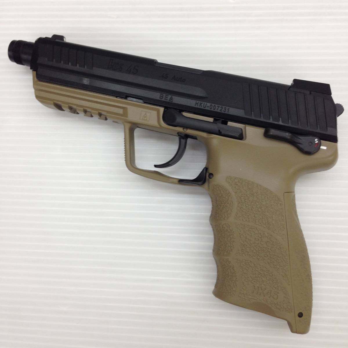 東京マルイ ガスガン ガスブローバック HK45 タクティカル 18歳以上 中古品 sygan016082
