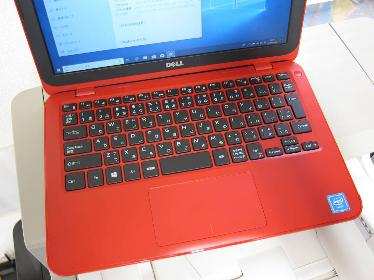 ☆可動品 DELL INSPIRON P24T ノートパソコン レッド Dell Inspiron
