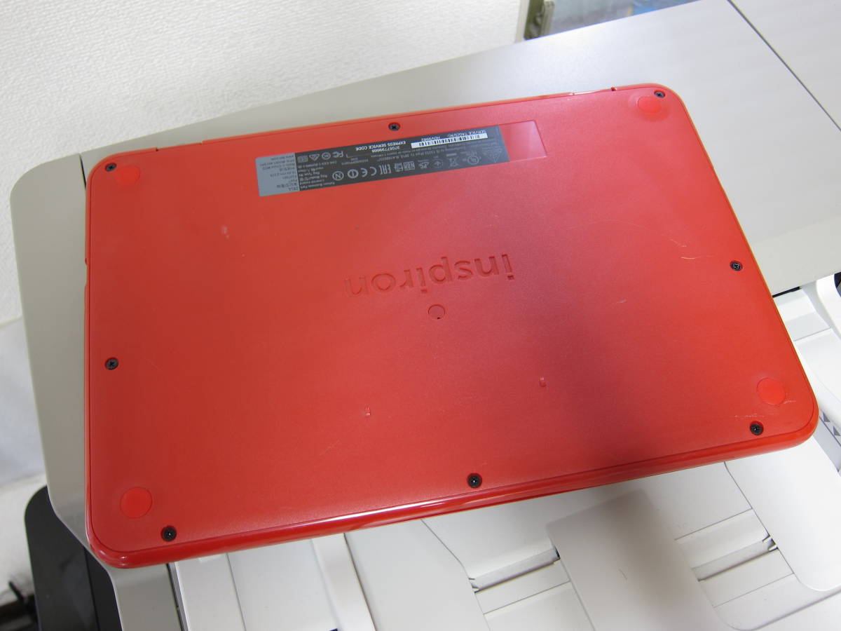 ノートPC ☆可動品 DELL INSPIRON P24T ノートパソコン レッド