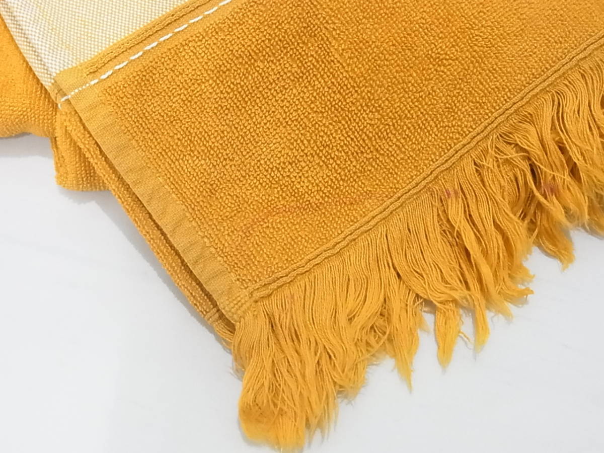 HERMES エルメス オレンジ 大判 ビーチタオル 正規品 C 【公式通販】