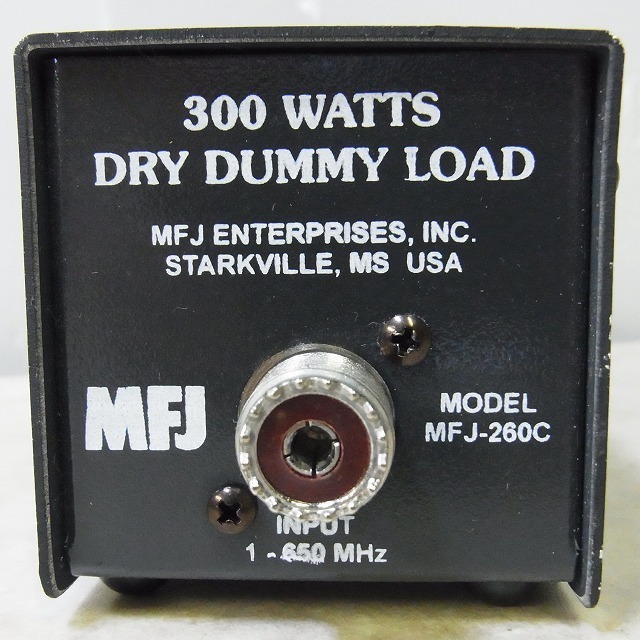 新作，お買い得】 MFJ ダミーロード MFJ-260C 1-650MHz 300W【10