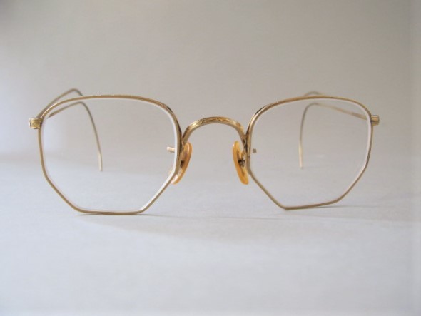 12KGF B&L オクタゴン - ボシュロム OPTICAL GOLD AO 1⁄10 WHITE 