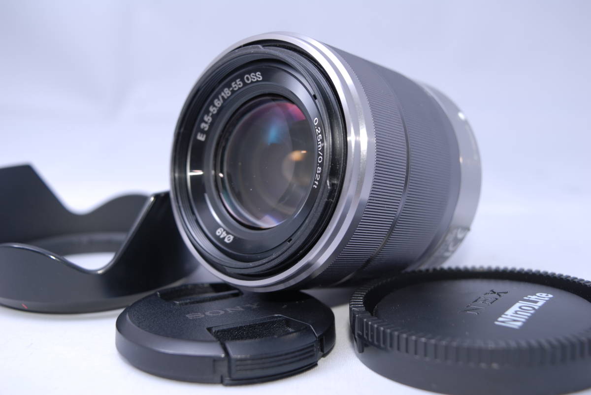 E SONY F3.5-5.6 OSS SEL1855 ソニー 18-55mm NEX-F3Y - 0 [ダブル 