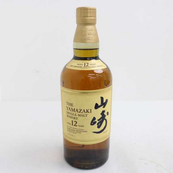 ☆SUNTORY（サントリー）山崎 12年 700ml N9F2522 食品、飲料