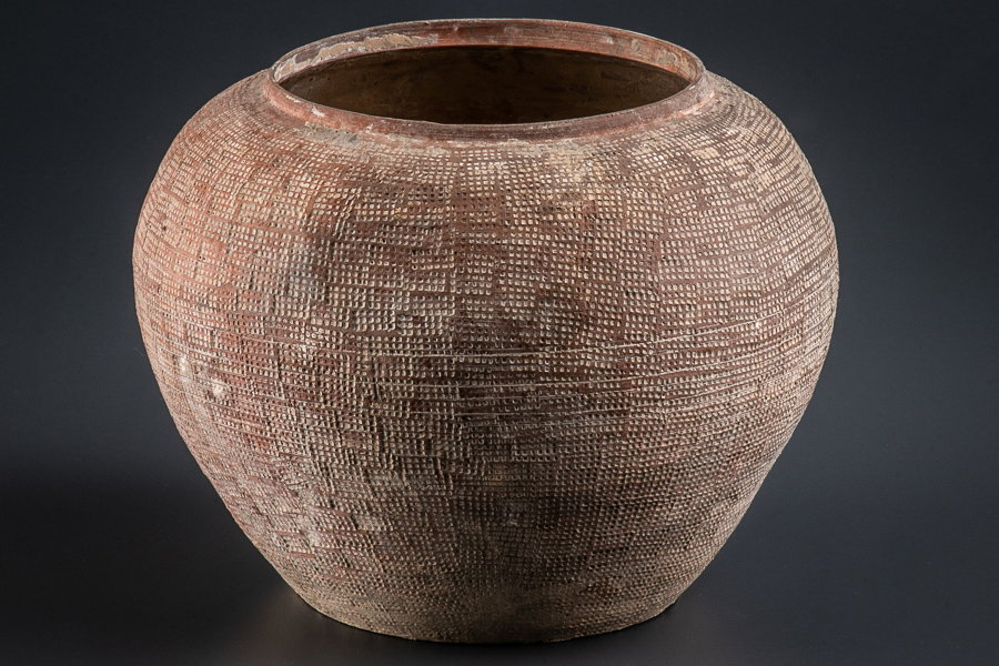 真】古代土器タイ 彩陶バンチェン土器壷 1787 真古代土器タイ彩陶