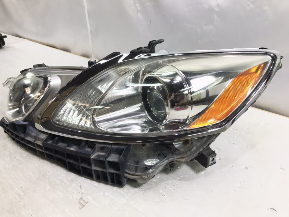良品】レクサスGS GRS191 純正HIDヘッドライト左 ステー折れ無 打刻20