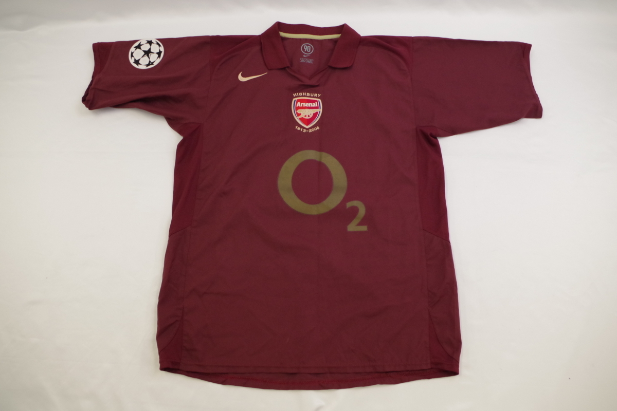 Arsenal Nike 2005-06 Shirt Highbury Home Training (L) Jersey 05-06 