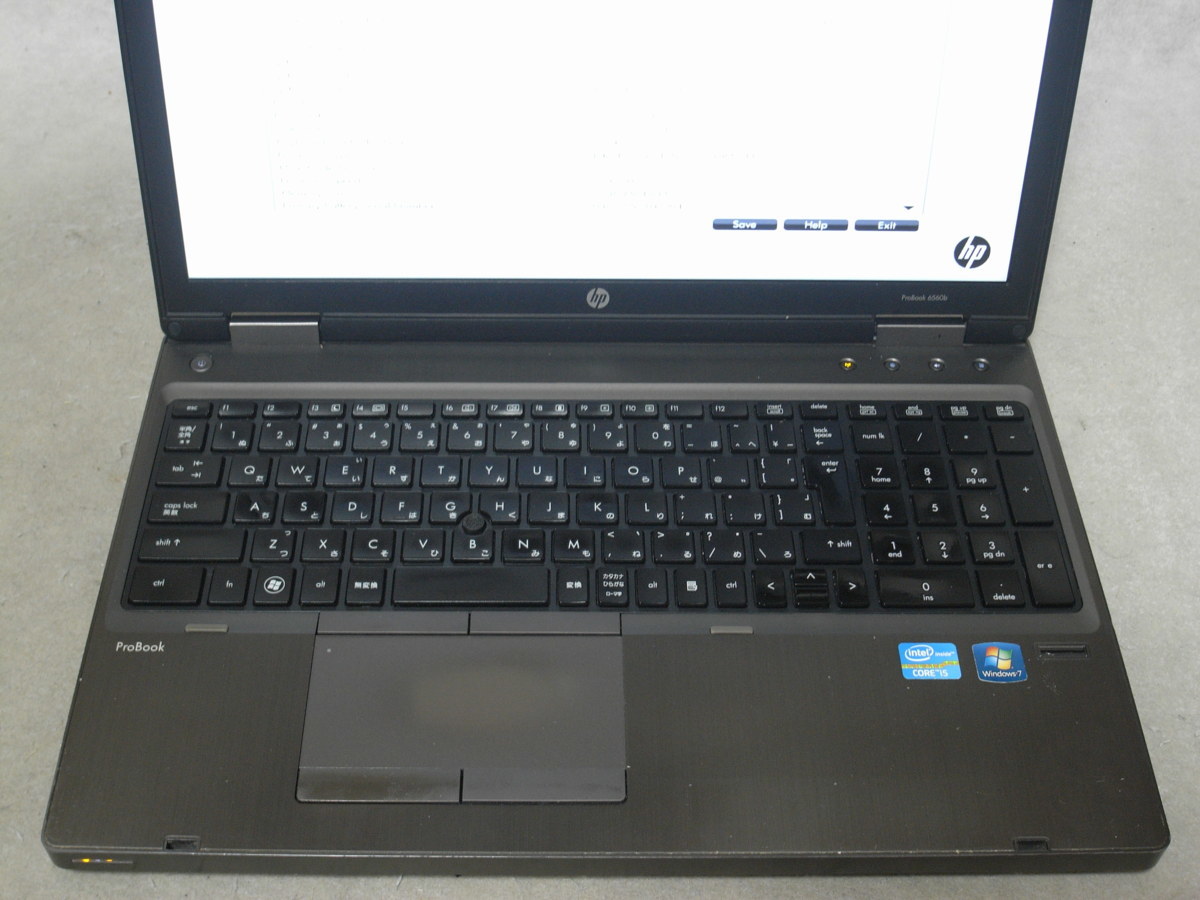 B12728 HP ProBook 6560b Core i5 2540M 2GB ジャンク