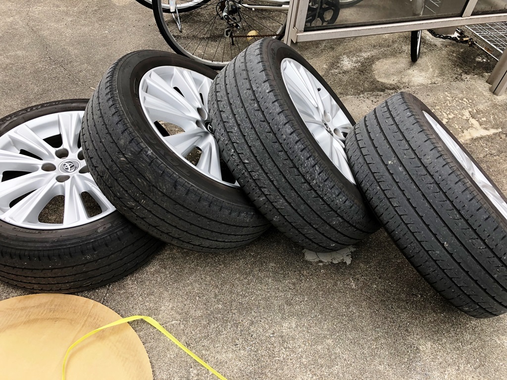アルファード ヴェルファイア 30系後期 純正 18インチ アルミホイール 