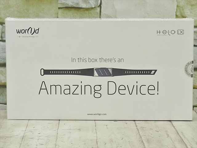 新品 ワールド ウェアラブルデバイス Helo LX WGN Amazing Device 健康管理 world 1907LT195