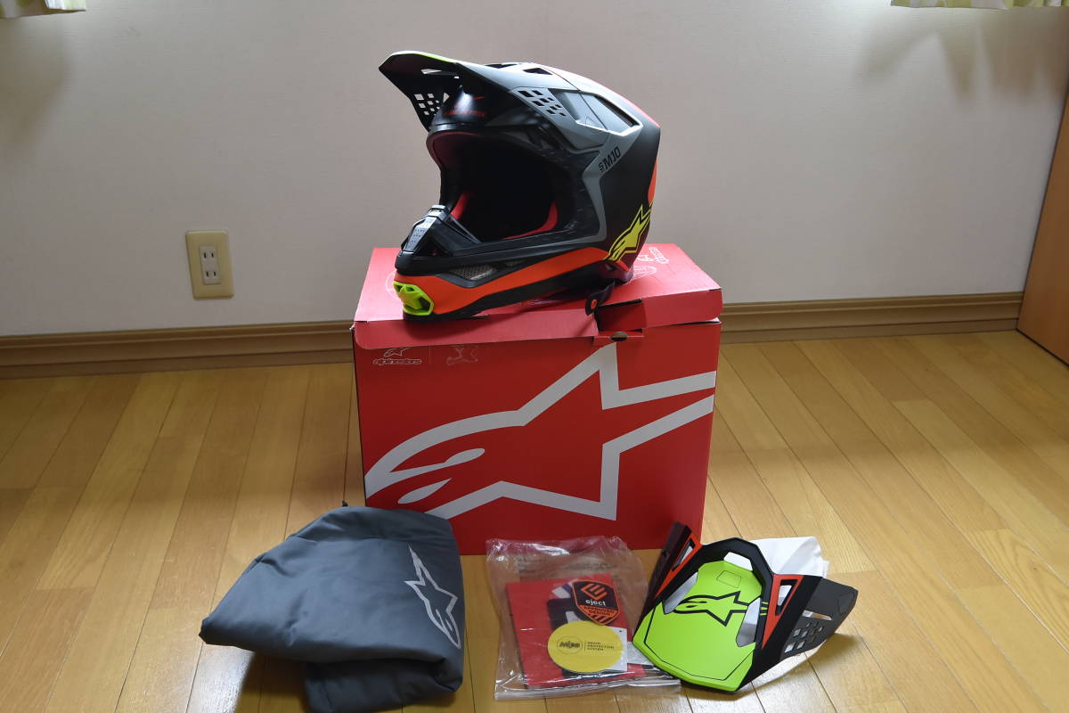 ☆ アルパインスターズ Alpinestars Limited Edition Supertech M10 Anaheim Helmet MX モトクロス エンデューロ カーボン ヘルメット ☆