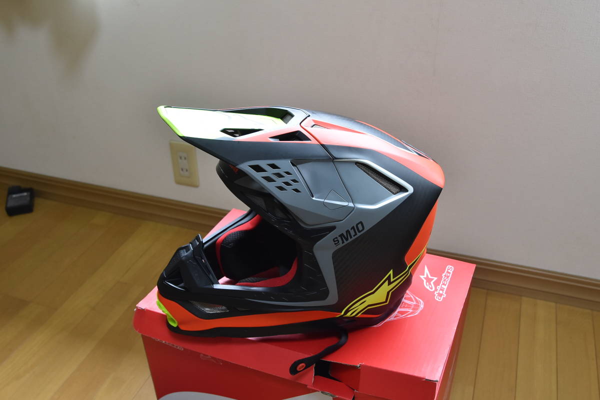 ☆ アルパインスターズ Alpinestars Limited Edition Supertech M10 Anaheim Helmet MX モトクロス エンデューロ カーボン ヘルメット ☆
