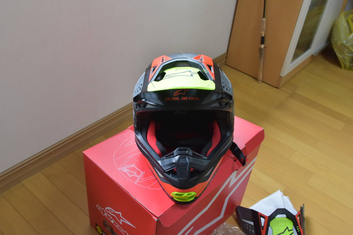 ☆ アルパインスターズ Alpinestars Limited Edition Supertech M10 Anaheim Helmet MX モトクロス エンデューロ カーボン ヘルメット ☆