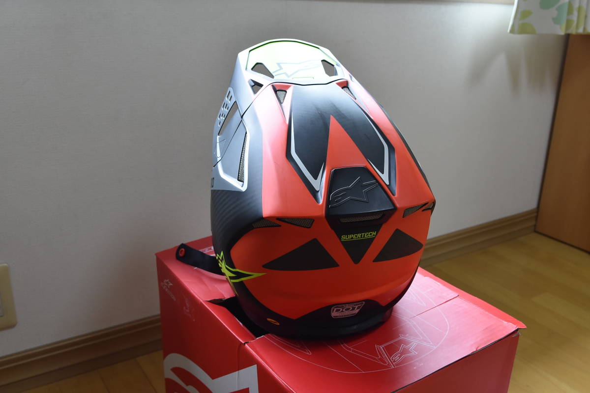 ☆ アルパインスターズ Alpinestars Limited Edition Supertech M10 Anaheim Helmet MX モトクロス エンデューロ カーボン ヘルメット ☆