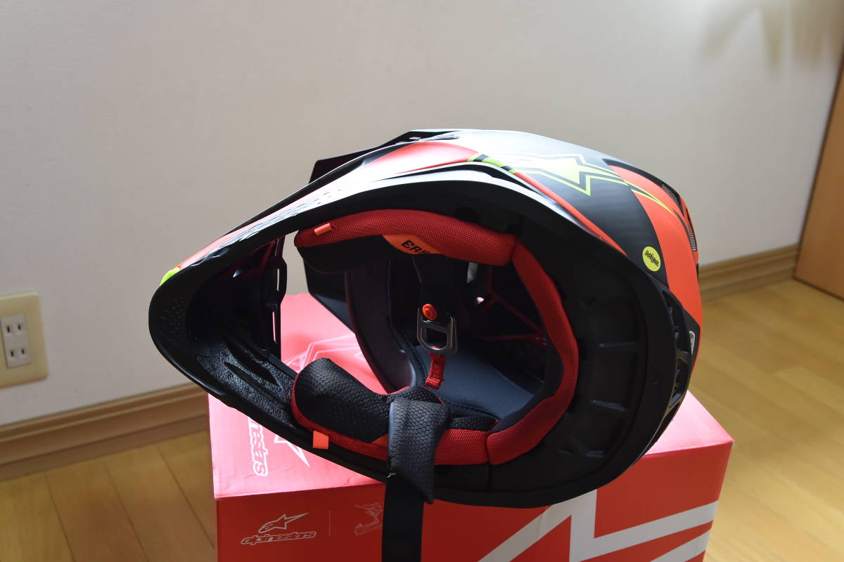 ☆ アルパインスターズ Alpinestars Limited Edition Supertech M10 Anaheim Helmet MX モトクロス エンデューロ カーボン ヘルメット ☆