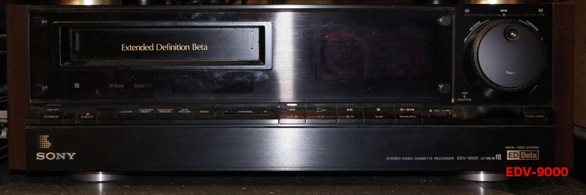 SONY 詳し Extended Definition Beta VHSではないです