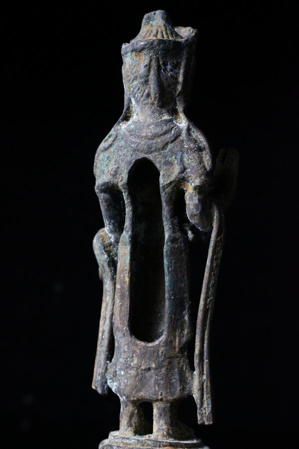 Yahoo!オークション 【櫻】李朝 時代 古青銅製 小仏像 立像 朝鮮仏教