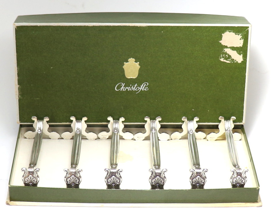  Christofle クリストフル ナイフレスト ヴァンドーム 廃盤 純銀プレート シルバープレート 6個セット 箱付属 k(カトラリー)｜売買されたオークション情報、yahooの商品情報をアーカイブ公開 - オ カトラリー