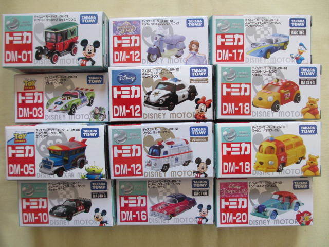 トミカ ディズニー 12台セット｜Yahoo!フリマ（旧 まとめ売り TOMICA