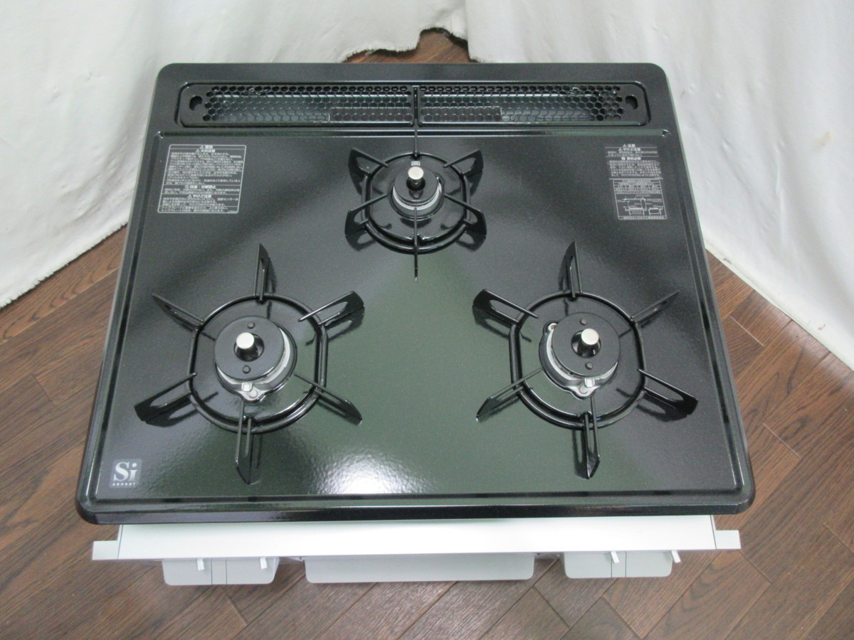 1066 19年製未使用！ハーマン 都市ガスビルトインコンロ DG32Q1VQ1SV 
