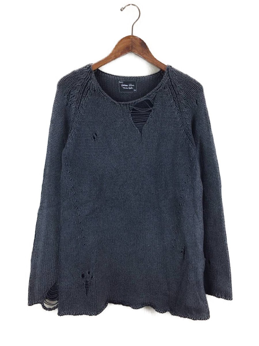  NUMBER N INE ナンバーナイン/セーター 薄手 /1/コットン/GRY/Vネック/グランジニット/07SS/アーカイブ(Sサイズ)｜売買されたオークション情報、yahooの商品情報をアーカイブ公開 - オークファン Sサイズ