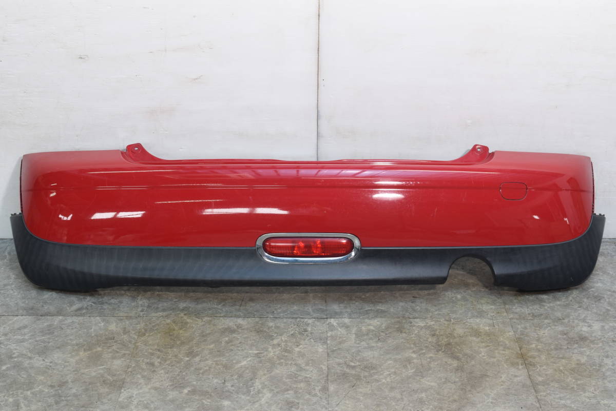 ミニ MINI R56 ミニ用リアバンパーライト R57専用 Ｏ２センサー交換 【程度良好品】MINI R56 ミニワン 純正 リアバンパー 点灯確認済み バックフォグランプ付 チリレッド 交換用 即納可能 品番:2139195005