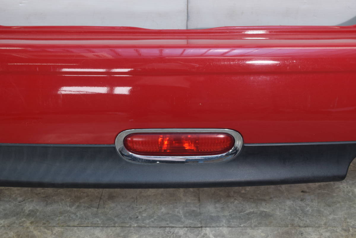 ミニ MINI R56 ミニ用リアバンパーライト R57専用 Ｏ２センサー交換 【程度良好品】MINI R56 ミニワン 純正 リアバンパー 点灯確認済み バックフォグランプ付 チリレッド 交換用 即納可能 品番:2139195005