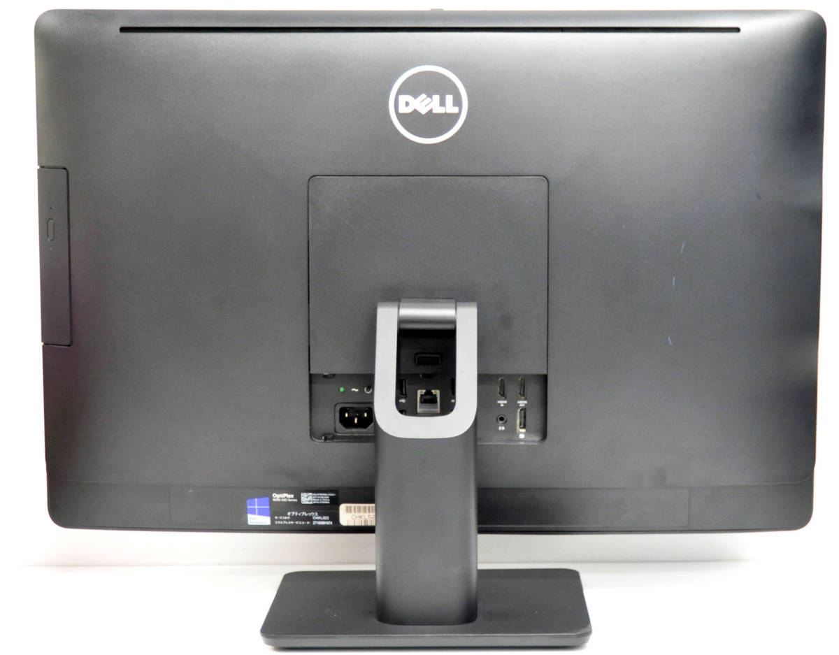 無線対応 DELL 23インチワイド フルHD 一体型 OPTIPLEX 9030 AIO Corei5-4590S 3.0GHz/メモリ8GB/HDD 500GB/カメラ/マルチ/Win10Pro64