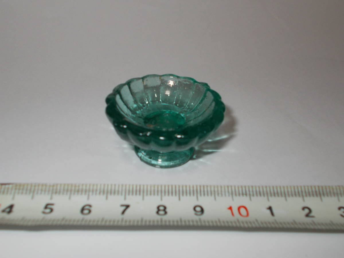 ペロペロ 駄菓子屋 - とろとろガラス 昭和レトロ 舐め菓子器 気泡
