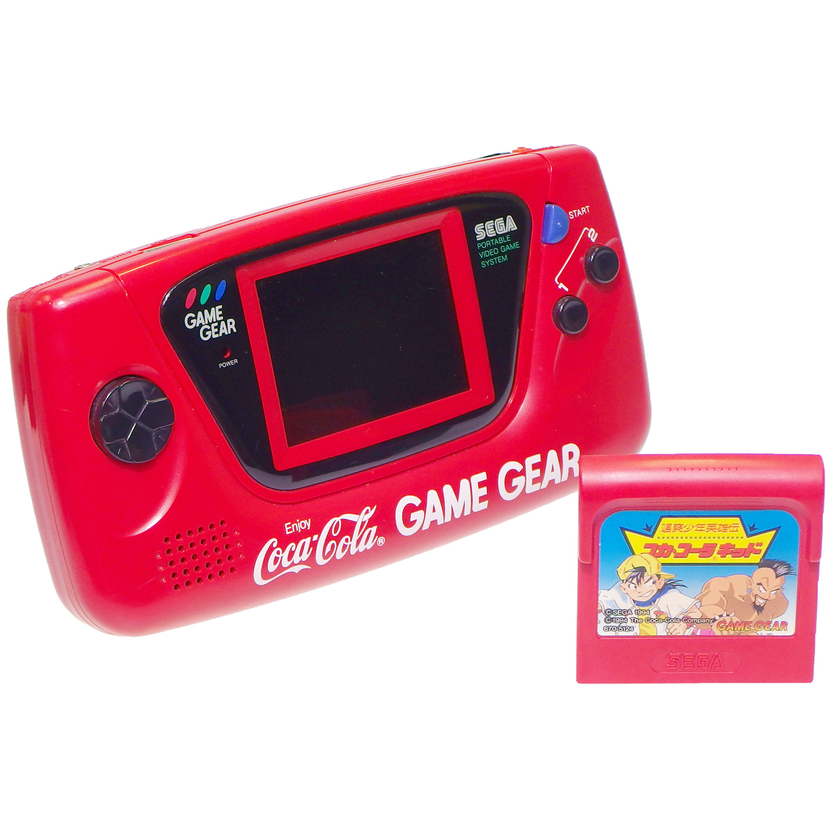 ジャンク GEME GEAR ゲームギア SEGA セガ コカ・コーラ HGG-3210CR コーラキッド ソフト付 不動品