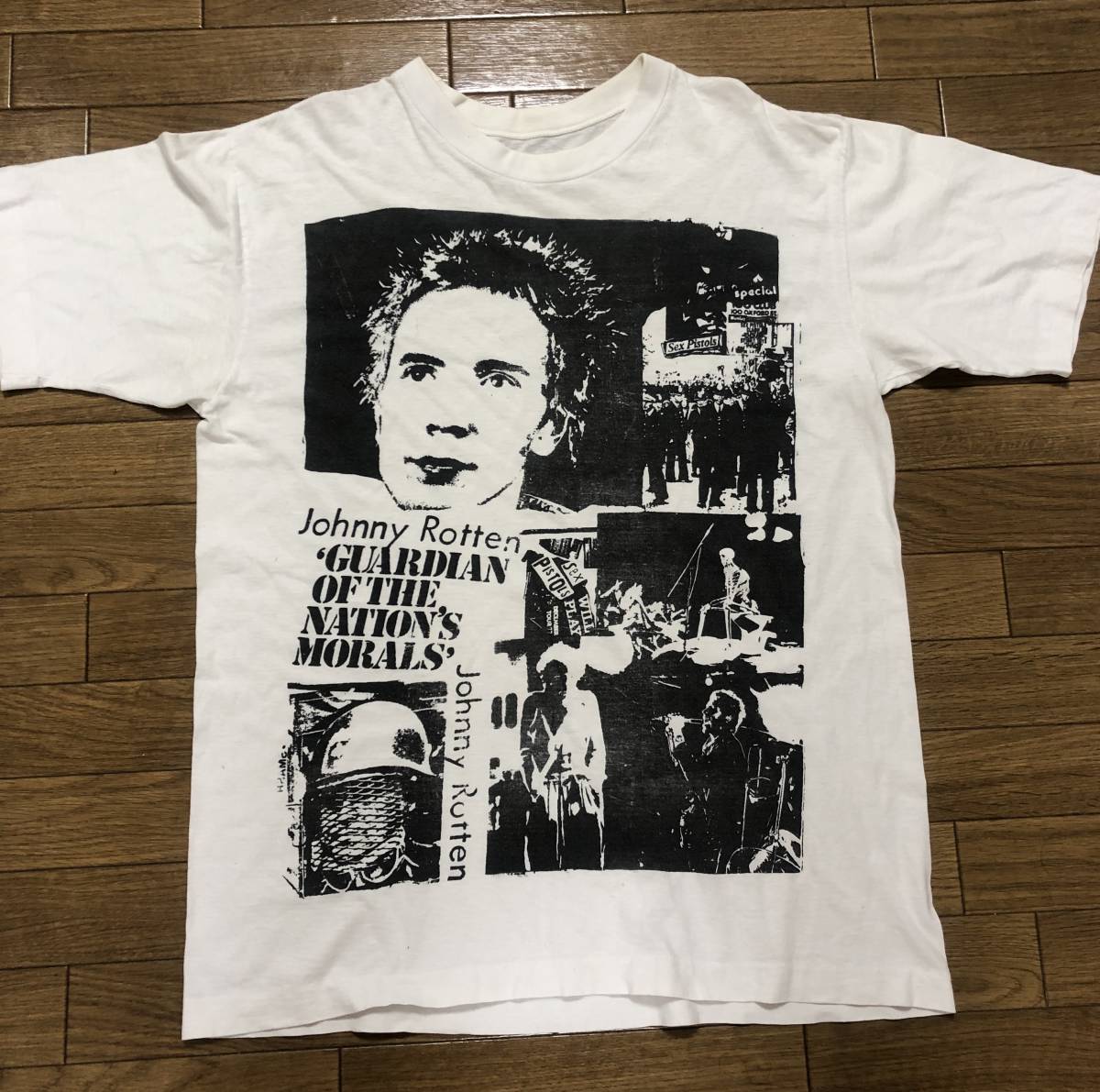 Johnny Rotten Vintage Public Pistols Image Shirt Sex T-Shirt Punk 