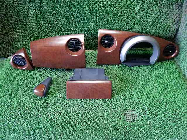 □ ダイハツ ミラ・ジーノ L650S 純正木目調内装パネルセット 中古