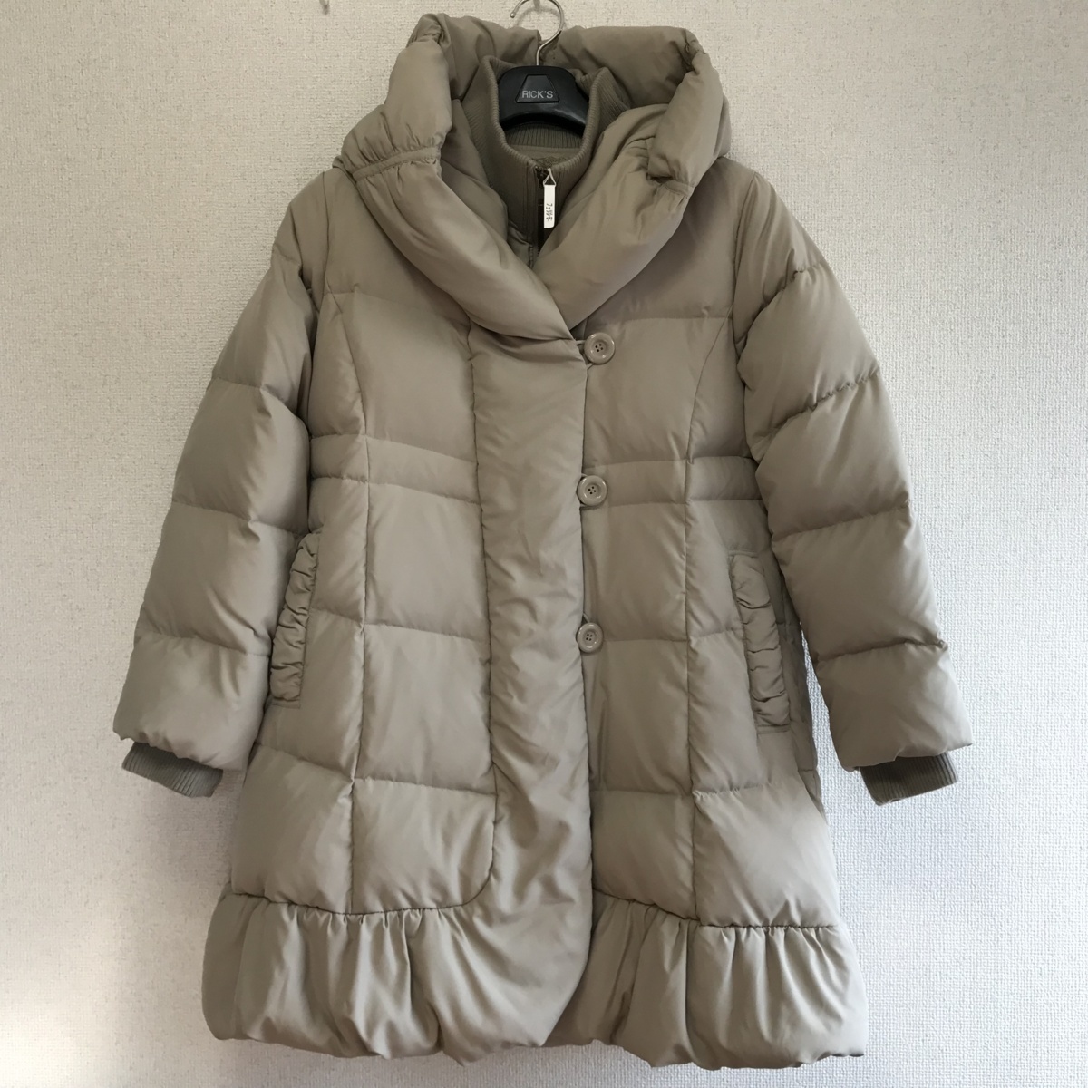 AS KNOW AS olaca アズノウアズ オオラカ 大きいサイズ ダウン コート 