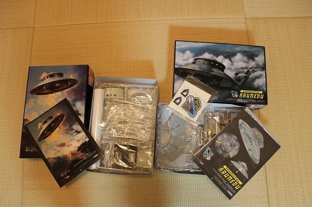 初版 WAVEウェーブ空飛ぶ円盤1/48アダムスキー型UFO 1/72ナチスドイツ 
