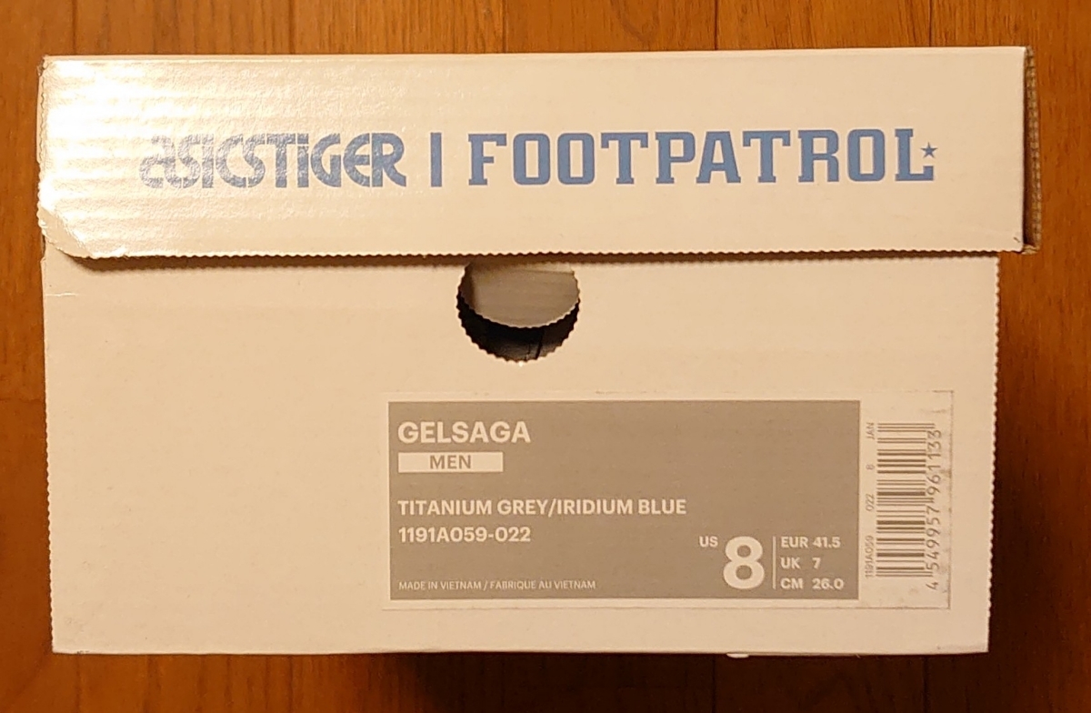 送料込 26cm US8 asicstiger Footpatrol GEL SAGA アシックスタイガー フットパトロール ゲルサガ gel lyte ゲルライト