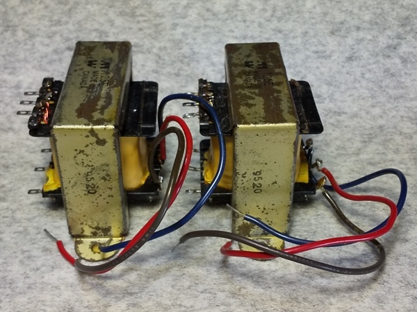 Hammond ハモンド ユニバーサル出力トランス　125E　新品・未使用 Hammond 125E プッシュプル 15W 出力トランス 中古2個セット
