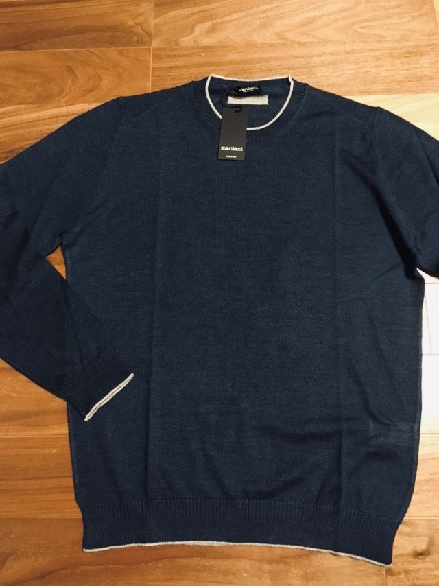 zanieri 未使用 ザニエリ zanieri ハイゲージウールカシミア Vネック