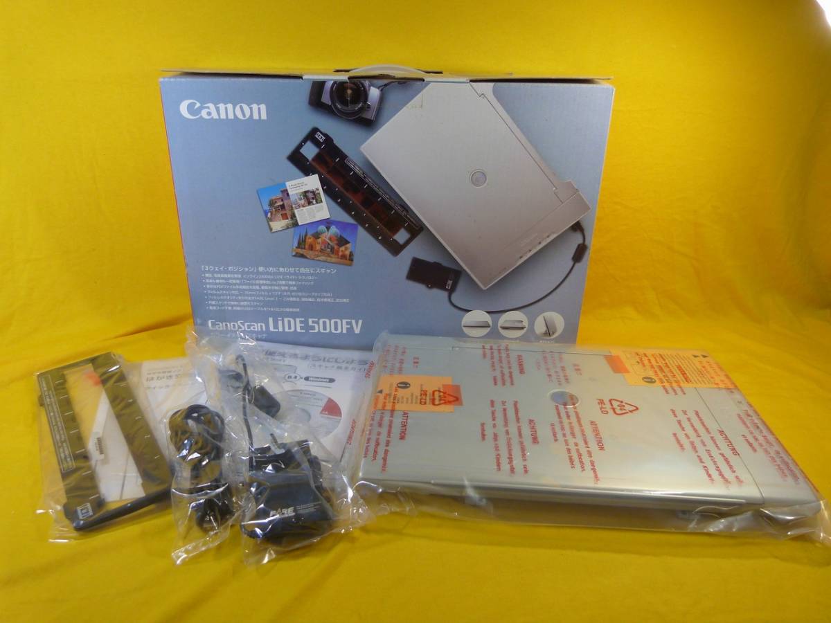 ♪♪30≪PC周辺機器SALE≫Canon　カラーイメージスキャナー　LiDE500FV　Canon Scan　未使用　スキャン　現状品　キヤノン♪♪