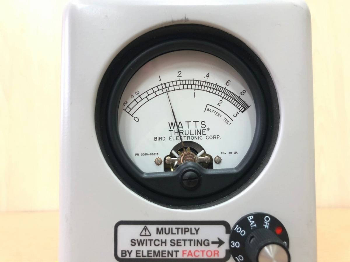 Wattmeter 丸文株式会社 4410A Bird BIRD 通過型電力計 Yahoo