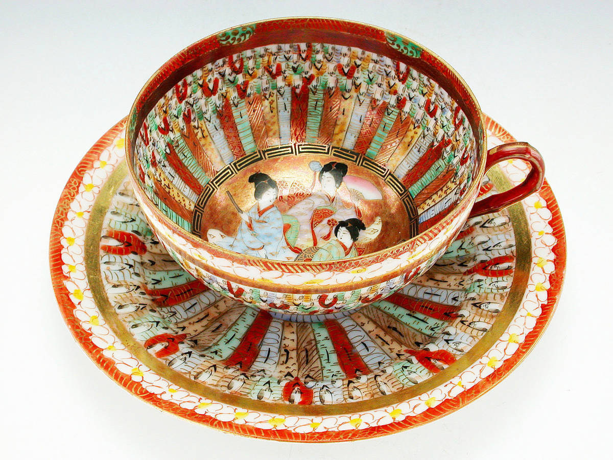 高橋紘 色絵磁器 紅梅と上郷野鳥図大壺 共箱 黄布 色紙付 高さ30cm ☆星夢☆N19 高橋紘 色絵磁器 雀図 組皿 五枚 共箱 【公式通販】