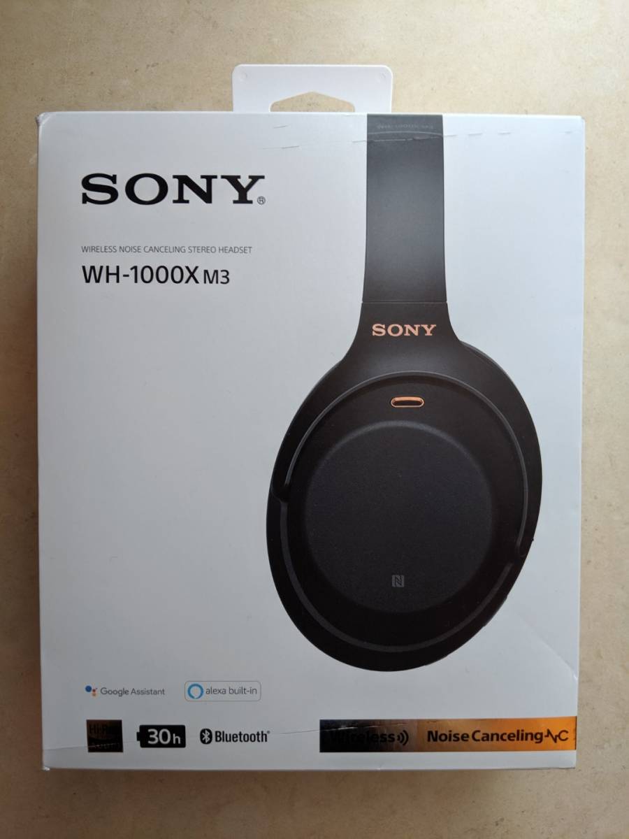 新品同様] SONY WH-1000XM3 ブラック ワイヤレスノイズキャンセリング