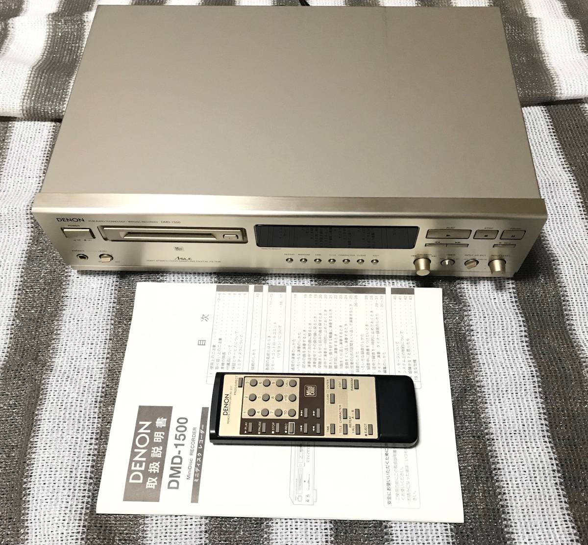 DENON デノン DMD-1500 MDレコーダー 動作品 【公式通販】
