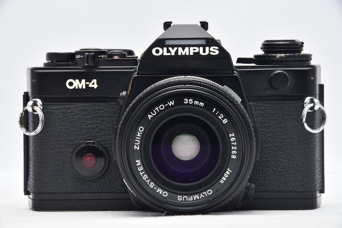 ◇ OLYMPUS オリンパス OM-4 ブラック + OM-SYSTEM ZUIKO AUTO-W 35mm