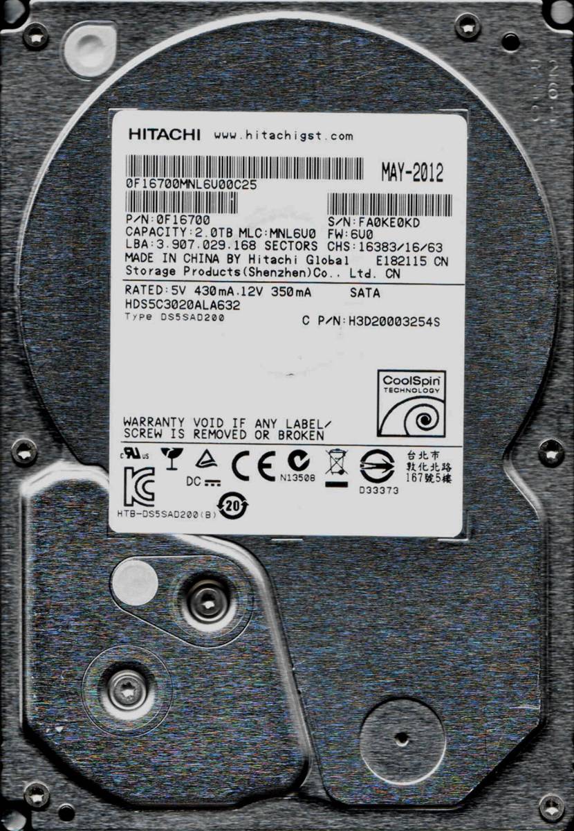 HITACHI HDS5C3020ALA632 2.0TB SATA 5940rpm_1