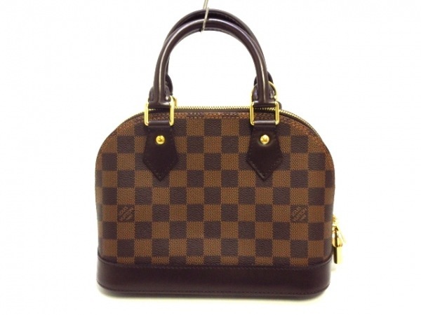 ルイヴィトン LOUIS VUITTON ハンドバッグ N41221 アルマBB ダミエ・キャンバス エベヌ AA1138 美品 バッグ ダミエ