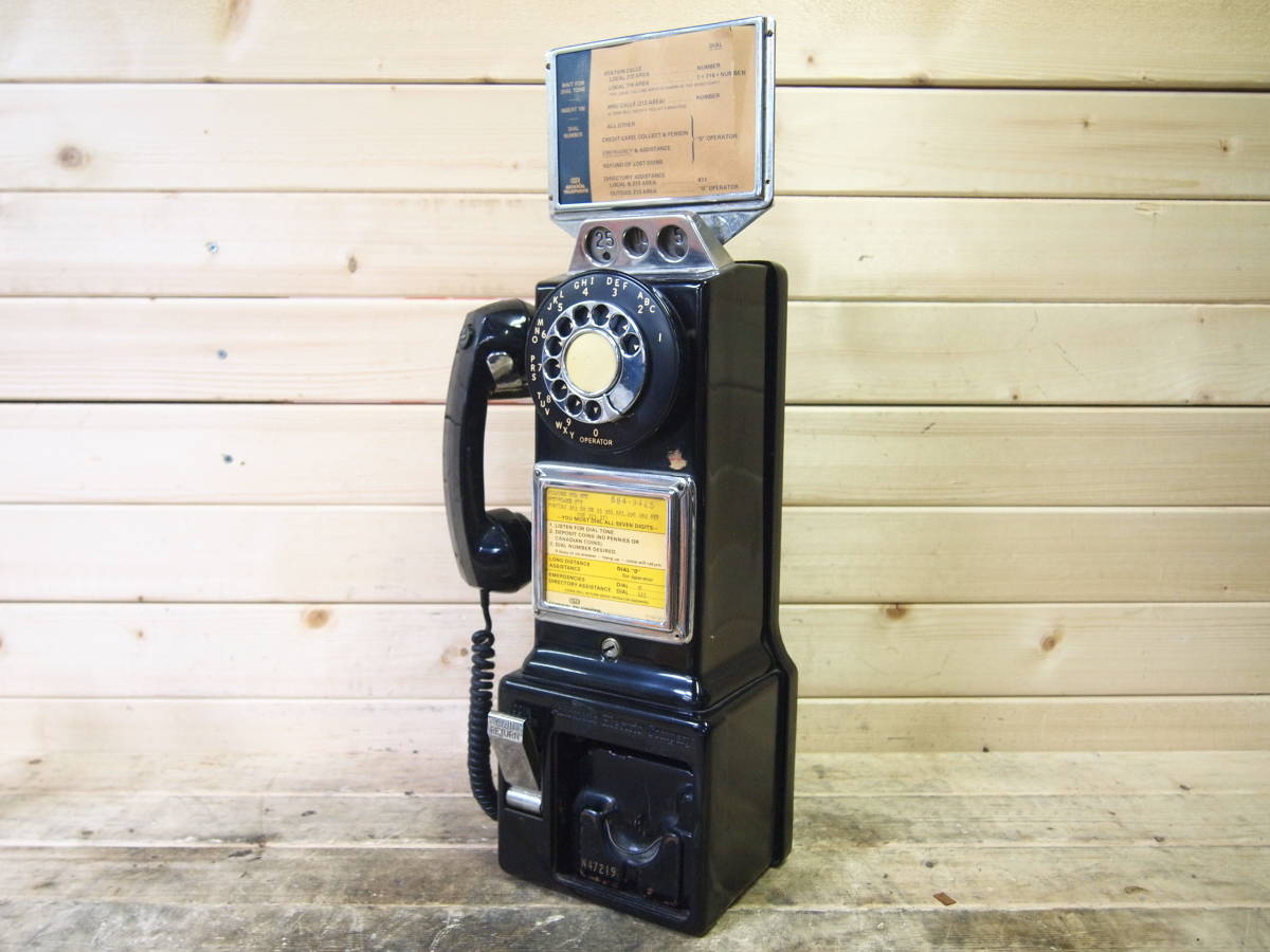 ☆アメリカンヴィンテージ GTE AUTOMATIC ELECTRIC LPB-89-55 黒 公衆 