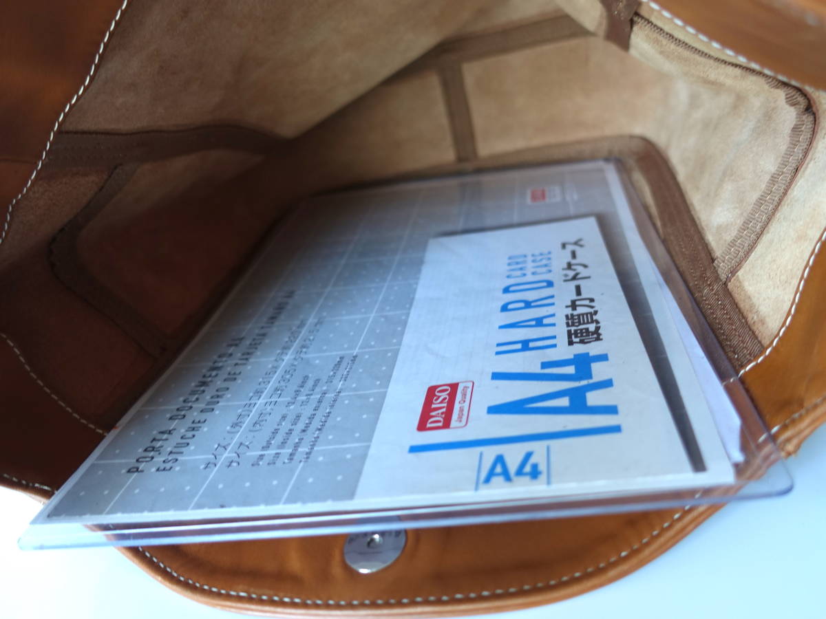 Hロゴ ヒロフ レザー 本革 HIROFU トートバッグ ハンドバッグ 美品 